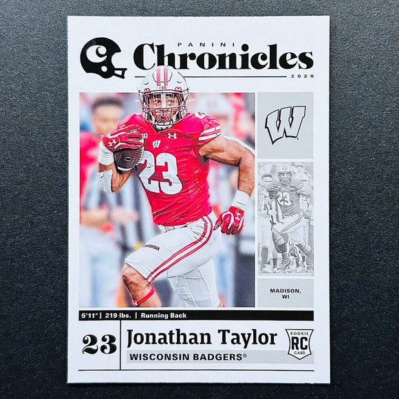 Jonathan Taylor RC - 2020 Panini Chronicles Draft Picks #10 - Picture 1 of 2
